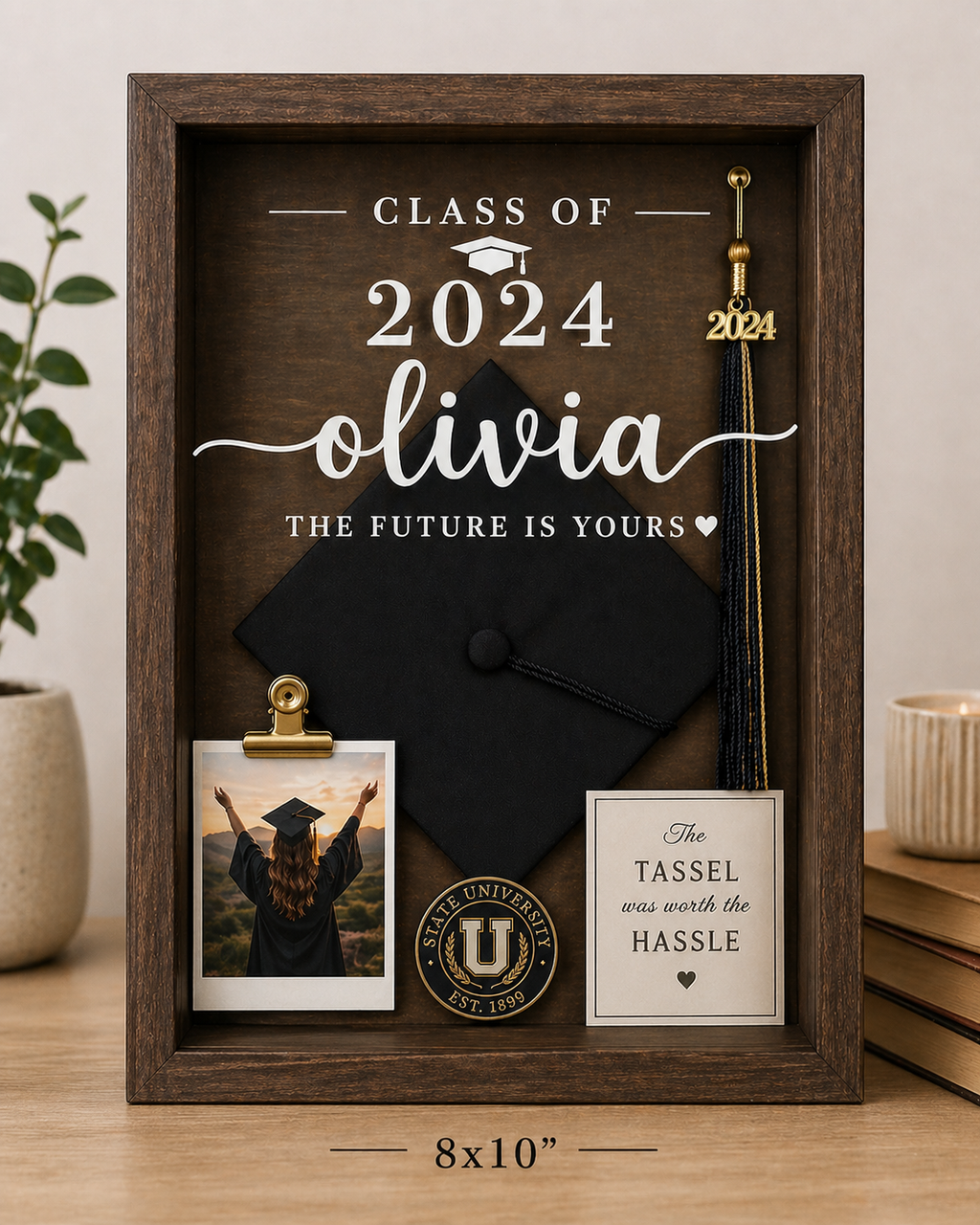 Customizable Graduation Shadow Box
