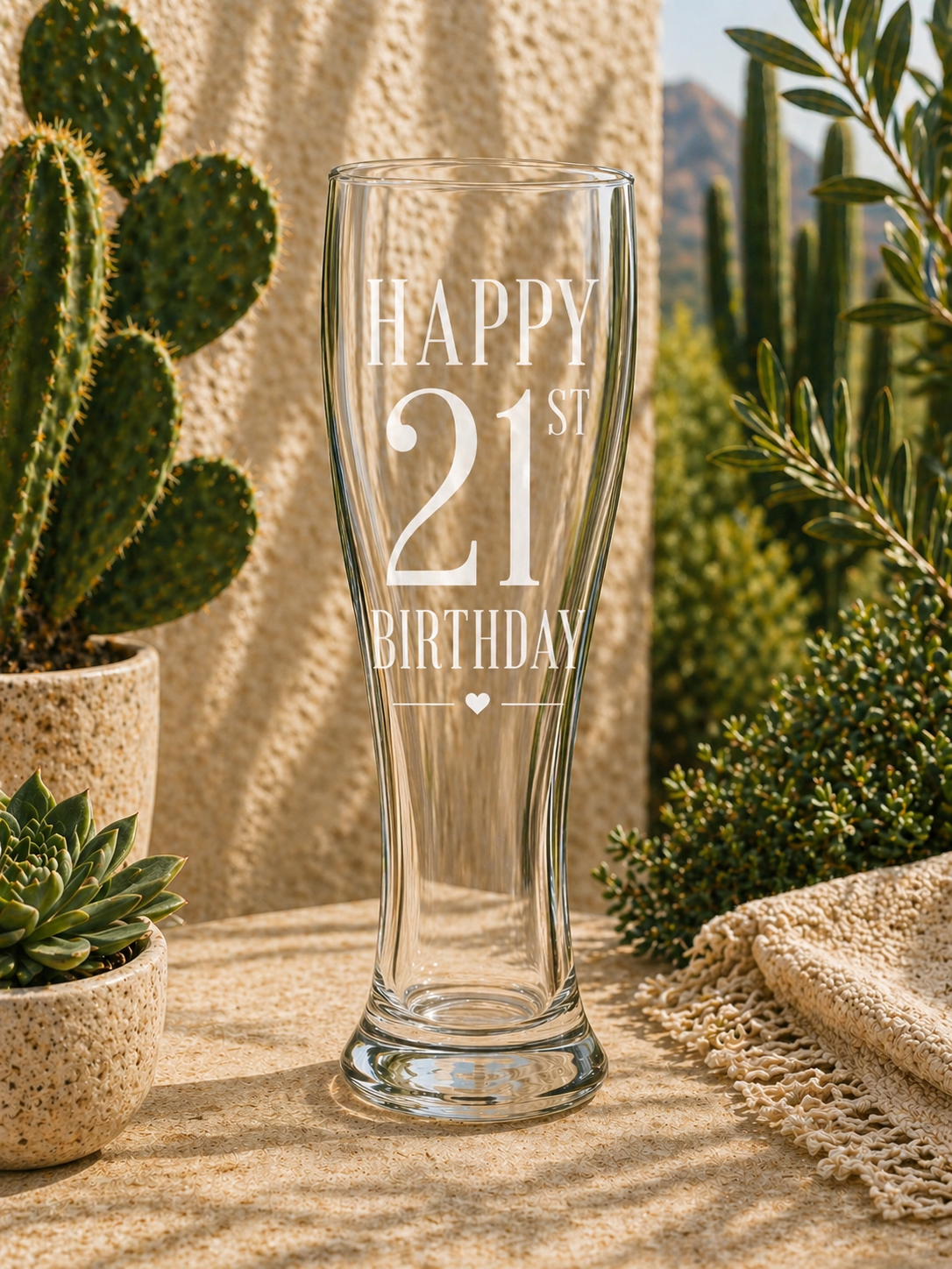 Custom 16 oz Beer Glass