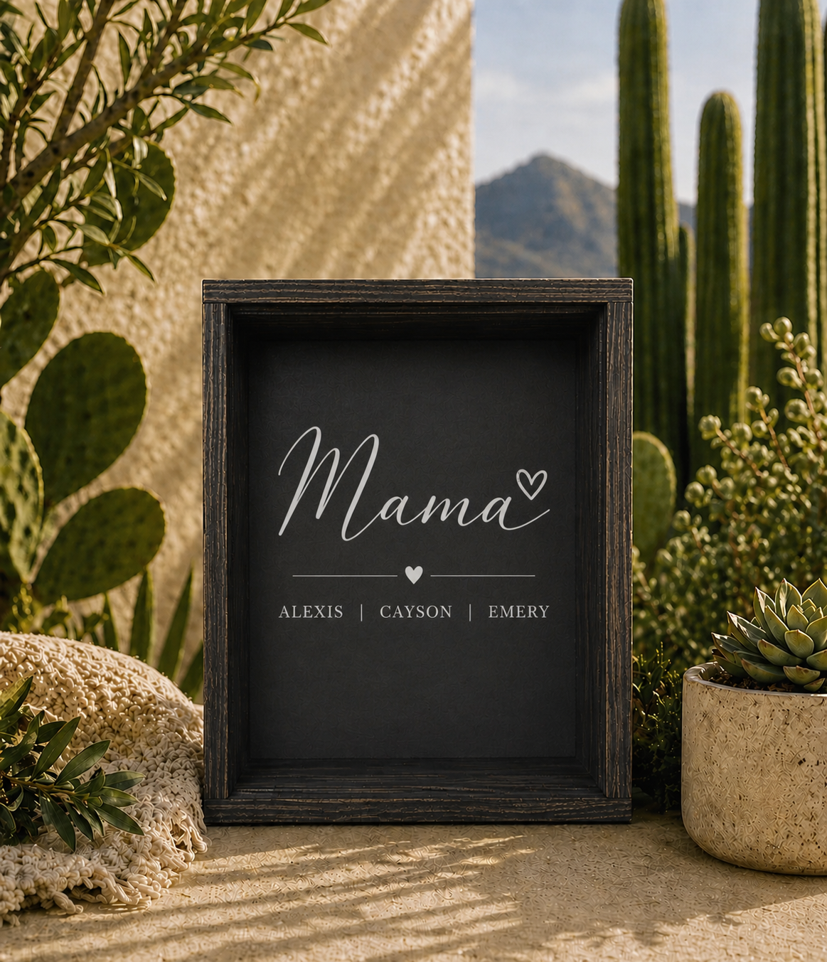 Customizable Mother’s day Shadow Box