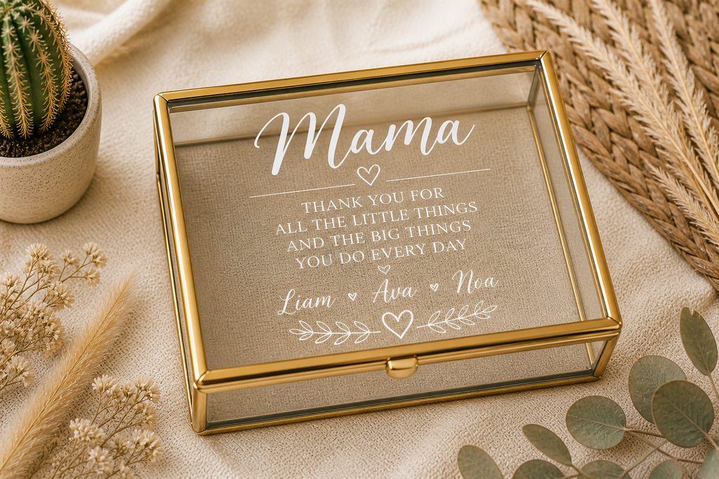Custom Gold Jewelry Box